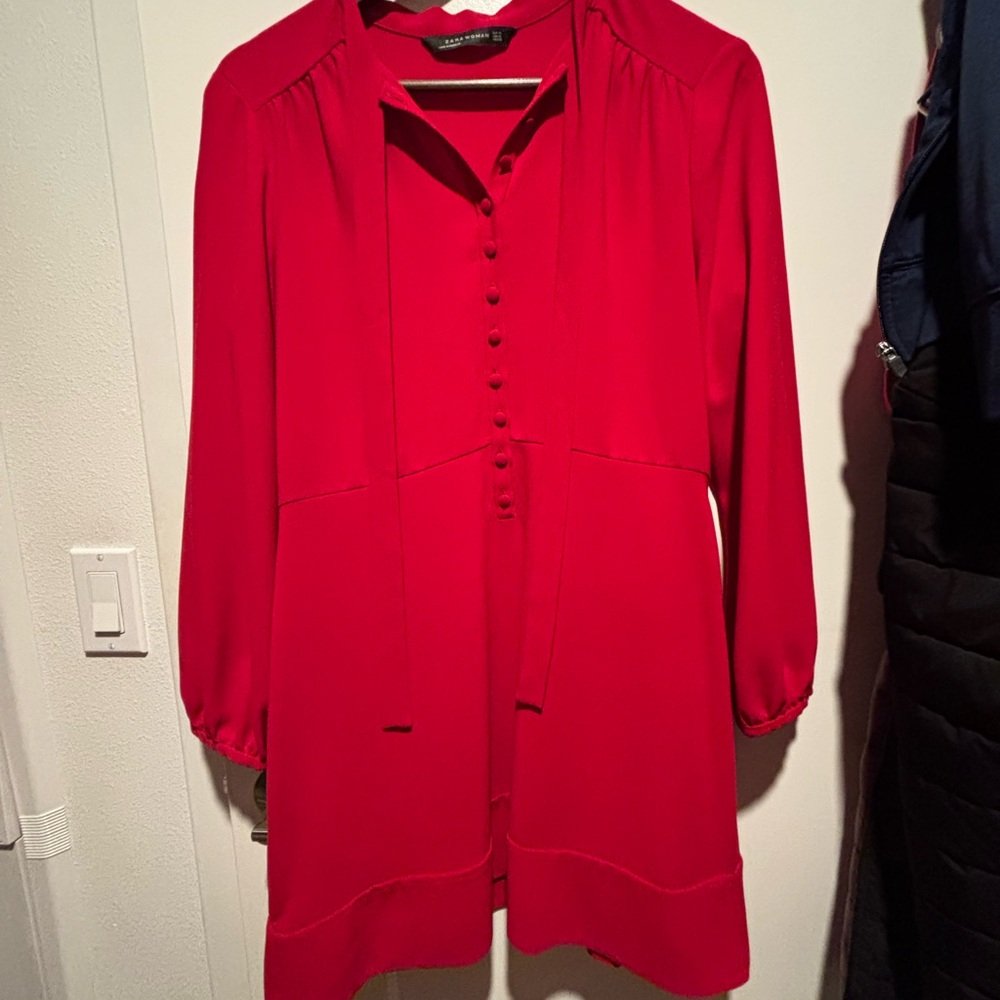 Zara Vibrant Red Dress